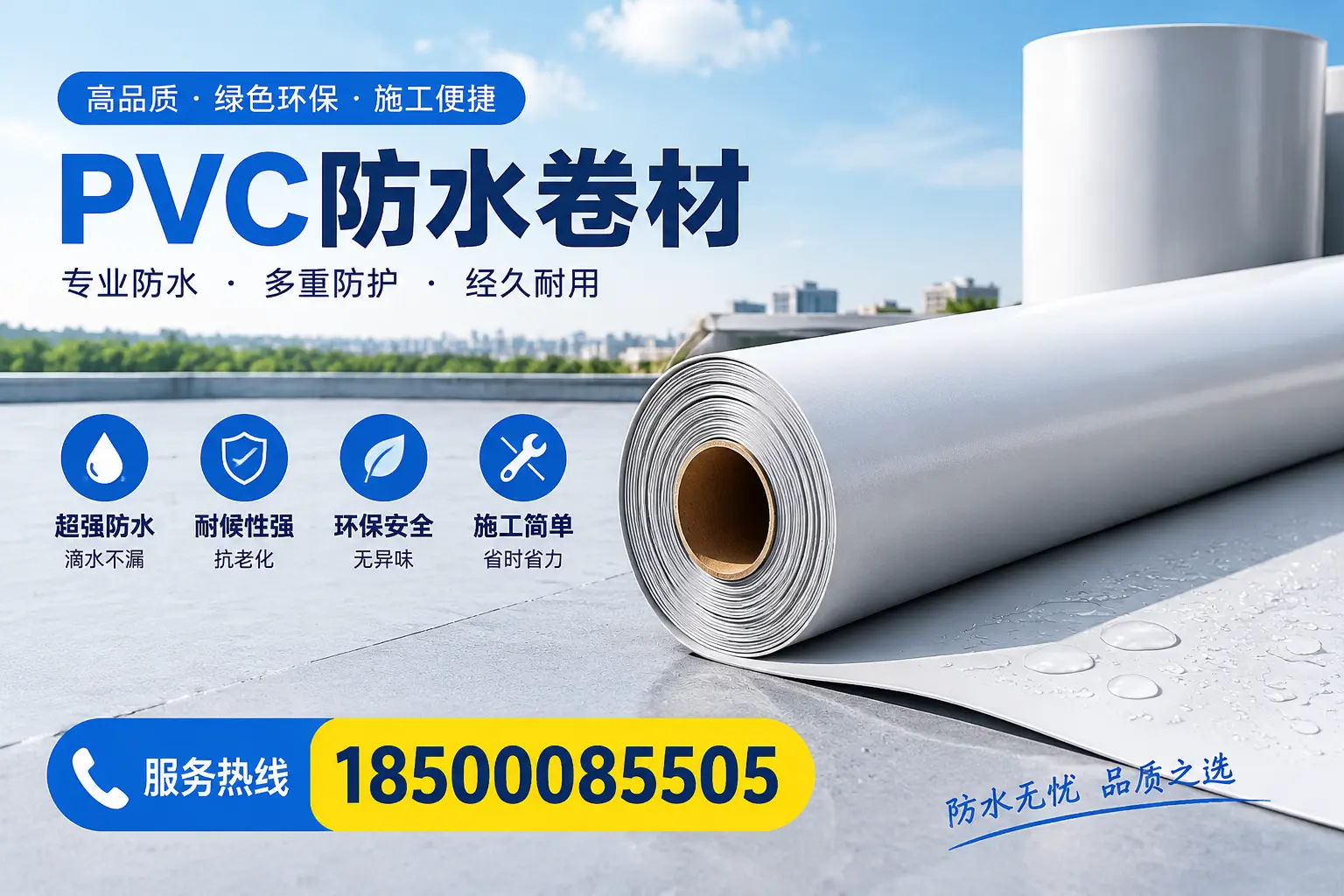选用PVC防水卷材时需要避开的常见误区,特别是在常州